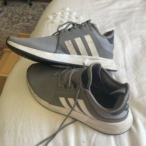 Mens 7 adidas sneakers, womens 8.5